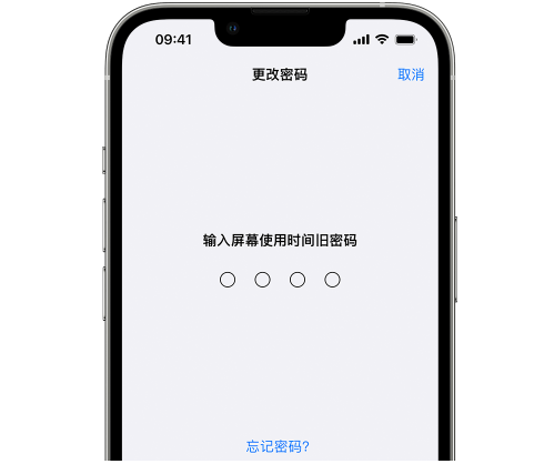 巴南iPhone屏幕维修分享iPhone屏幕使用时间密码忘记了怎么办 