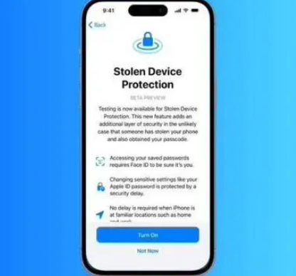巴南苹果授权维修店分享被盗设备保护功能开启方法 