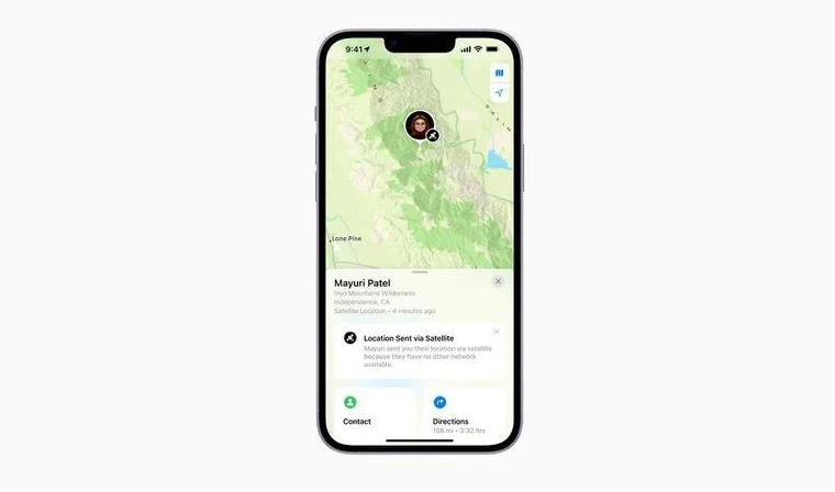 巴南苹果14维修分享iPhone14系列中 FindMy功能通过卫星分享位置方法教程 