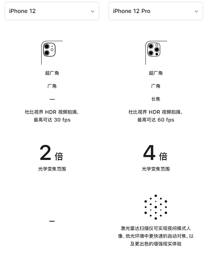巴南苹果手机维修分享苹果 iPhone 12 与 iPhone 12 Pro 选哪款 